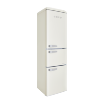 [COCO] 코코일렉 간냉식 레트로 디자인 냉장고 + 소형 김치 275L CKB28CT