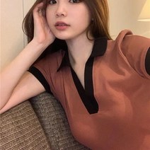 2022 여름 학원 무드 카라넥 t셔츠 디자인감각 보이핏 볼륨 숏 슬림핏 스커트 트렌드