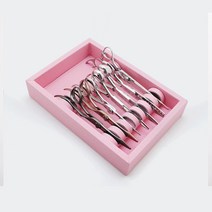 [롤킹]미용가위 가죽 정리함 4컬러 원목정리함 츄레이 정리대, 블랙