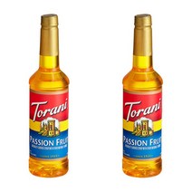 Torani 토라니 패션프루트 시럽 750Ml 2개