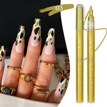 매니큐어 1Pc Black White Nail Polish Pen Color Painting Gel Graffiti Wave Drawing French Stripe Line Bru, 03 NDP03, [03] NDP03, 03 NDP03
