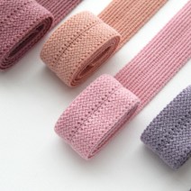 C243 아크릴 바인딩 리본 부자재, 진보라10, 2cm
