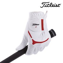 타이틀리스트 수퍼 그립 TG39 왼손용 골프장갑, 화이트레드