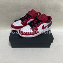 GS 조던 1 로우 553560-163 화이트 짐레드 블랙 여자운동화 여자패션운동화