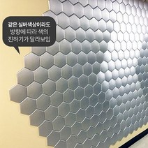 DIY 아트 쿠션타일 육각(187x162mm) 양면테프 간단시공 안전푹신 쿠션 방음 단열 인테리어 산뜻, 색상/프림로즈핑크