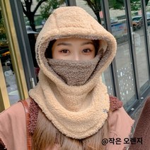 겨울방한모자 일본 GP 추동 풀오버 모자 남녀 라이딩 보온 마스크 귀 보호대 겨울 방한에, 01 프리사이즈, 02 살구