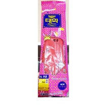 [더착한푸드]태화 왼손 고무장갑 대 빨강색 고무장갑