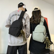 라네르 캐주얼 캔버스 슬링백 학생 크로스백 핸드폰가방