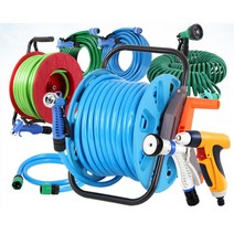 청소 세차용 호스 물분사기 호스릴 모음 롤호스 농업용 원예 물청소, 상품선택, 다용도세차호스15M