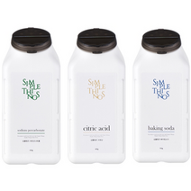 아이레몬 구연산 프리미엄 450g + 과탄산소다 베이직 450g + 베이킹소다 베이직 450g, 1세트