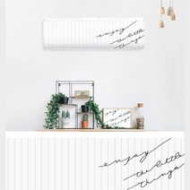 작은 평수 벽걸이 에어컨 스판 커버 원룸형 75cm 에어컨커버 벽걸이형 덮개, 벽걸이형 원룸형 풀잎정원