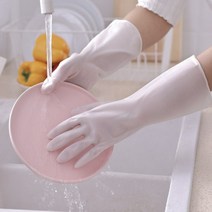 니트릴 라텍스 주방 고무장갑 설거지 안 찢어지는 질긴 락텍스 장갑 L
