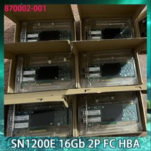 870002-001 HPE SN1200E 16Gb 2P FC HBA 카드 용 HP Q0L14A 광학 라인 카드 빠른 완벽하게 작동