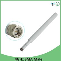 Grandwisdom 2pcs 3G 4G lte 안테나 5dbi SMA Male 커넥터 플러그 라우터 외부 리피터 무선 모뎀 고 이득