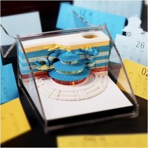 입체 메모지 모형메모지 메모패드 종이 입체메모지 노트 포스트잇, BM