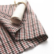 대폭 선염 울혼방모직원단_하운즈체크, 울혼방_하운즈체크