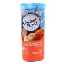 Crystal Light 크리스탈라이트 스트로베리 오렌지 바나나 68g X 3팩