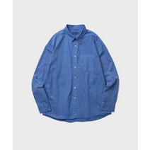 유니온블루 UNION BLUE DYED LAUNDRY SHIRT OCEAN 블루 단체티 체육대회 반티