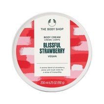 더바디샵 THE BODY SHOP 영국 블리스풀 스트로베리 바디크림 200ml, 2팩
