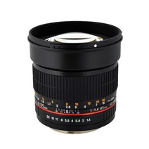 캐논 EF 마운트용 로키논 85mm F1.4 고속 망원 렌즈 85M C