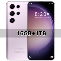 S23 울트라 5G 스마트폰 7.3 인치 풀 스크린 전화 16GB + 휴대폰 글로벌 안드로이드 13 새로운 브랜드, 없음, 12.Pink16GB 1TB