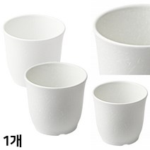 백자 물 컵 (2호) 멜라민 식기 식당 음식점 뷔페 잔 불투명 화이트 플라스틱 깨지지않는 1P