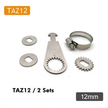 전기자전거모터 전기 자전거 변환 키트 부품 액세서리 V 디스크 브레이크용 모터 토크 암 수정, [10] TAZ12 2pcs, 2개