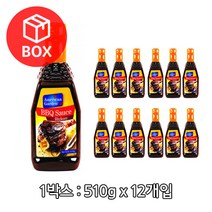 아메리칸가든 히코리 바베큐소스510g, 12개