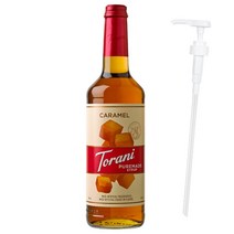 토라니 퓨어메이드카라멜 시럽 750ml + 범용 시럽펌프, 1세트