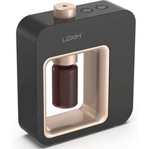 LOXIM Pride 아로마테라피 디퓨저 - 에센셜 오일용 물 없는 분무 넓은 공간 없음, Black