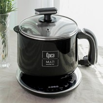 가정 라면조리기 여행 캠핑용 전기포트냄비, 에피카 멀티 전기포트 1.5L(블랙)