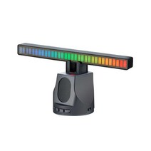 휴대용 RGB 게임용 헤드폰 스탠드 음악 게임 스튜디오용 충전식, 6.7cmx6.6cmx24.8cm, PP 폴리프로필렌, A