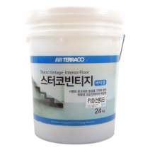 테라코 스터코 빈티지 노출 콘크리트 바닥용 24kg, F200(다크그레이)