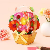 카네이션 방향제 5인용 종이꽃바구니 만들기패키지 미술놀이, 5인용(합포장)