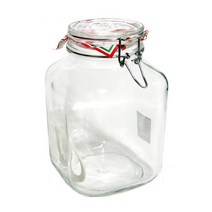 이탈리아 피도 밀폐유리병 원두보관용기 쨈병 과실주병 매실청병 2L/3L, 2L
