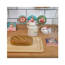 크리스마스 컵받침 컵코스터 4set, 라운드SET(B)