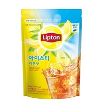 립톤 아이스티 믹스 레몬, 4개, 500g