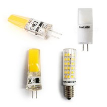 LED JC G4 GU5.3 G9 E14 E17핀전구 할로겐 미니램프 꼬마전구 12V 220V, 02 룩스램 핀램프 G4 12V 3.5W, 전구색(노란빛)