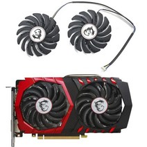 MSI GeForce GTX 1050Ti 게임용 GPU 팬 그래픽 카드 87mm 4 핀 PLD09210S12HH DC 12V 0.40A GTX1050, 01 PLD09210S12HH