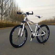 입문용 스포츠 로드자전거 MTB 자전거 성인 투어링 가성비 사이클, 24인치-21단 표준 구성, E