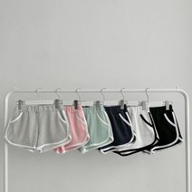 다잇템 여자 랍빠 3부밴딩 하프팬츠 실내복 코지 돌핀 숏팬츠