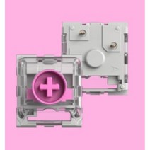 키보드 튜닝용 무소음 핑크축 기계식 키 스위치(90P) 디자인 포인트 스킨