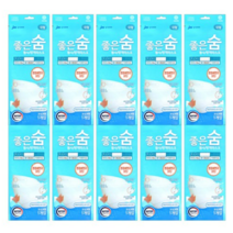 JW중외제약 좋은숨 KF94 마스크 10매 국내 제약회사 유통제품, 1매입, 250매, 화이트