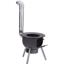 화목난로 캠핑 불멍 연통 화로대 아궁이 바비큐, 통통로 52cm+선물세트