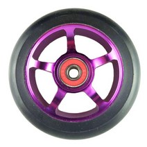 전동서핑보드 롱보드샵 JEERKOOL 88A 100mm 스쿠터 휠 스케이트 보드 액세서리 스피드 베어링이있는 합금강 허브 퍼플 LZ27, [07] Mix color tell us