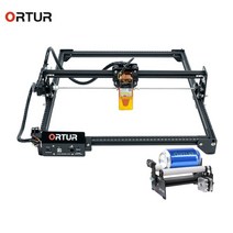 레이저각인기 레이저마킹기 CO2레이저 Ortur 레이저 마스터 2 s2-lf 24v 레이저 조각 절단기 목재 및 금속 용 cnc 레이저 커터 390x410mm 조각 영역, s2 lu2-4 lf yrr 추가