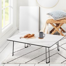 접이식 테이블 우드 화이트 하이그로시 다용도상 접이식밥상 미니술상 다과상 좌식1인 가벼운좌식상 땅콩형 직사각형 KC인증 1등급 LPM상판 100%국내제작 심플 깔끔한 테이블, 차차80_우드화이트테이블 900