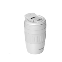 텀블러 커피 수행컵 304 스테인레스 보온 빨대컵 350ml, 아이보리