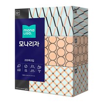 모나리자 벨라지오 꽃과향기 각티슈 200매, 12개