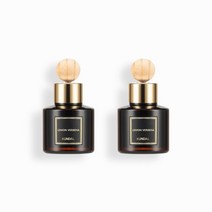 쿤달 퍼퓸 차량용 디퓨저 75ml 2개 + 우드볼스틱 2개, 레몬버베나, 2세트